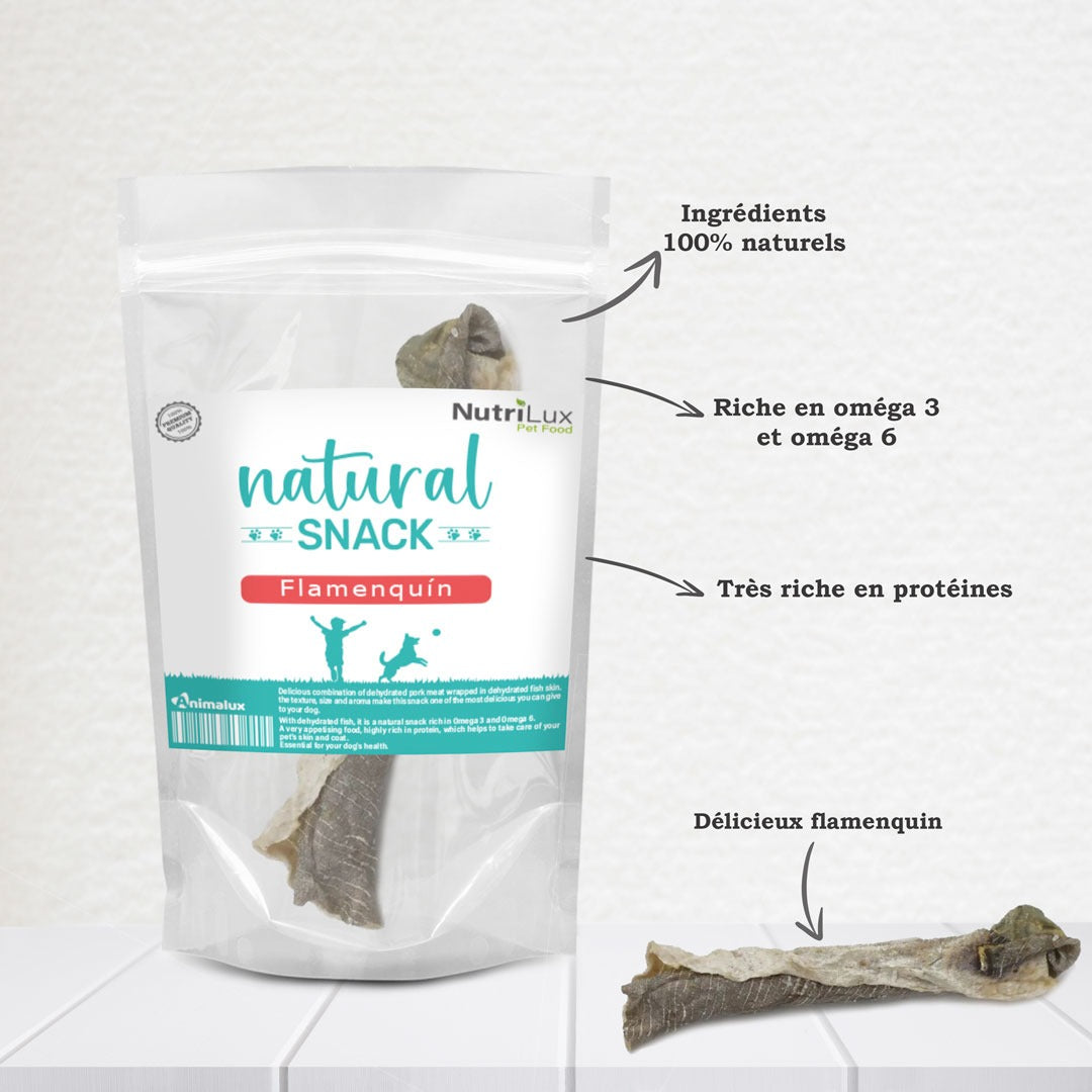 Animalux friandise  naturel flamenquin pour chien miniature 2