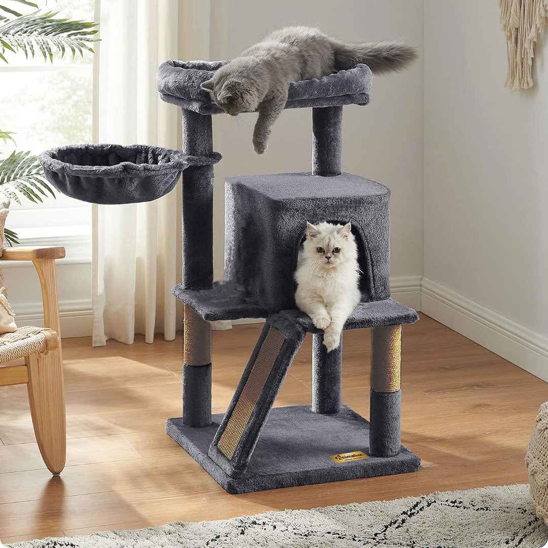 Arbre à chat de luxe avec hamac – 100 cm - ECO miniature 6