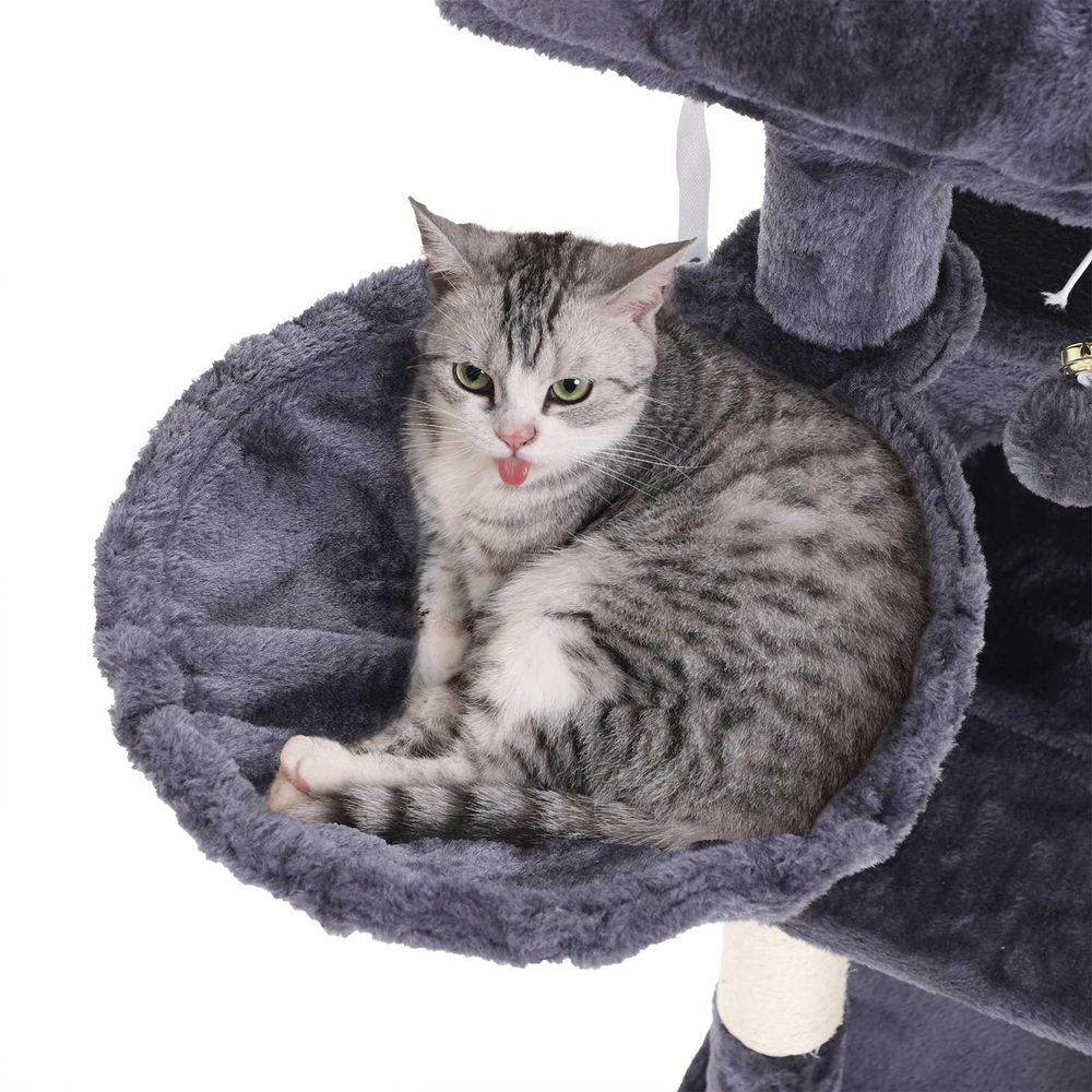 Arbre à chat de luxe avec hamac – 100 cm - ECO miniature 7
