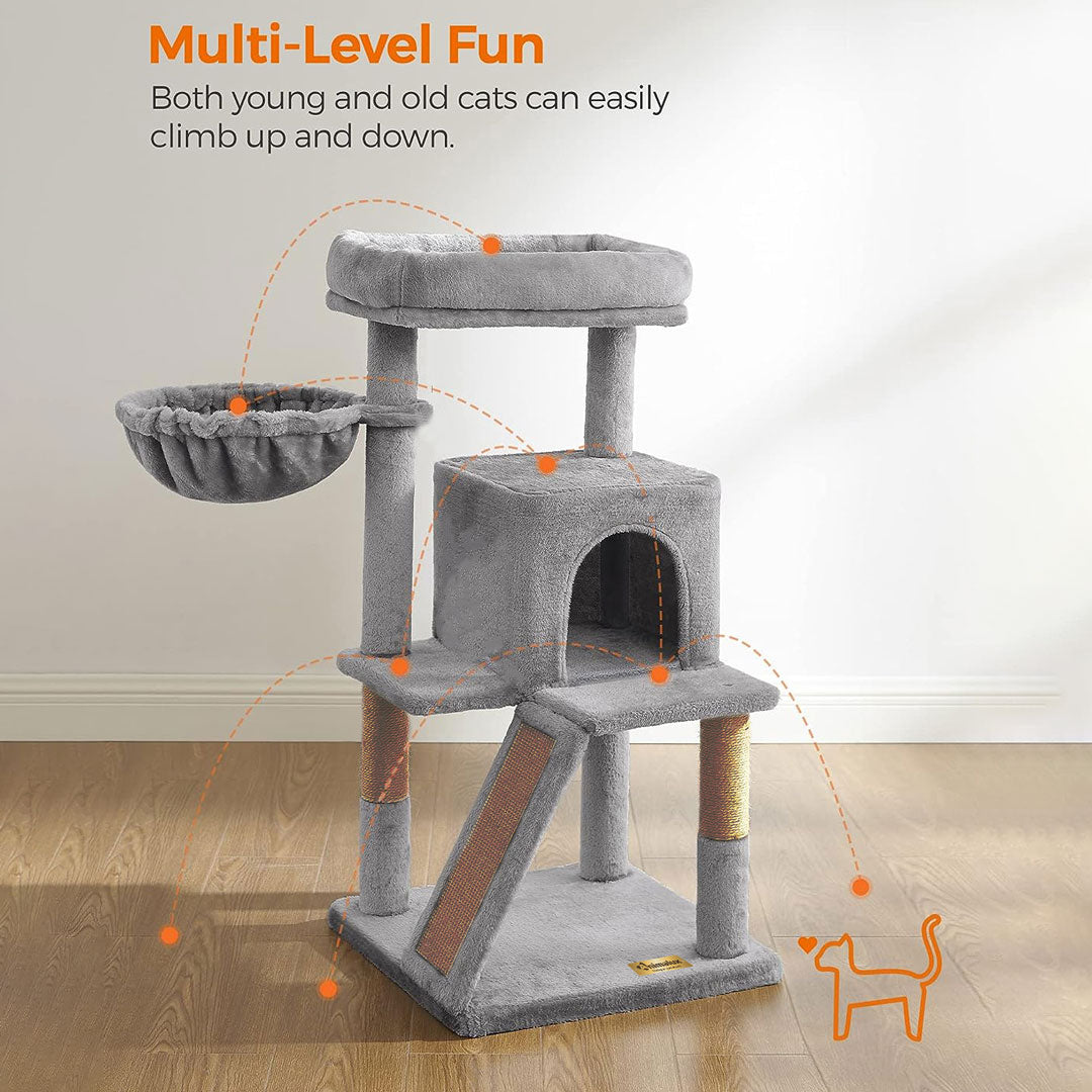 Arbre à chat de luxe avec hamac – 100 cm - ECO miniature 12