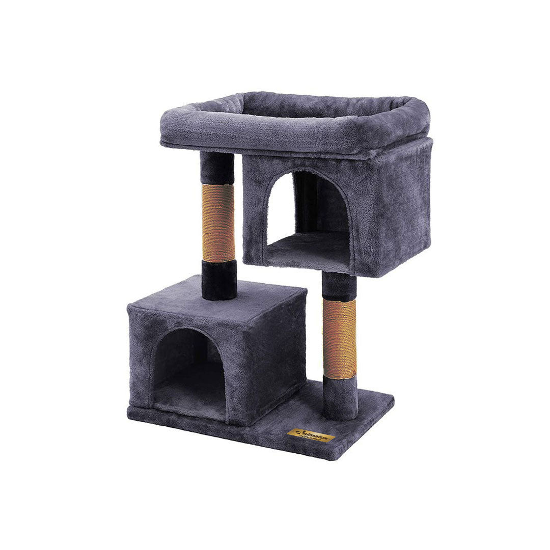 Arbre à chat de luxe en bois naturel – 80 cm - Beige - ECO miniature 7