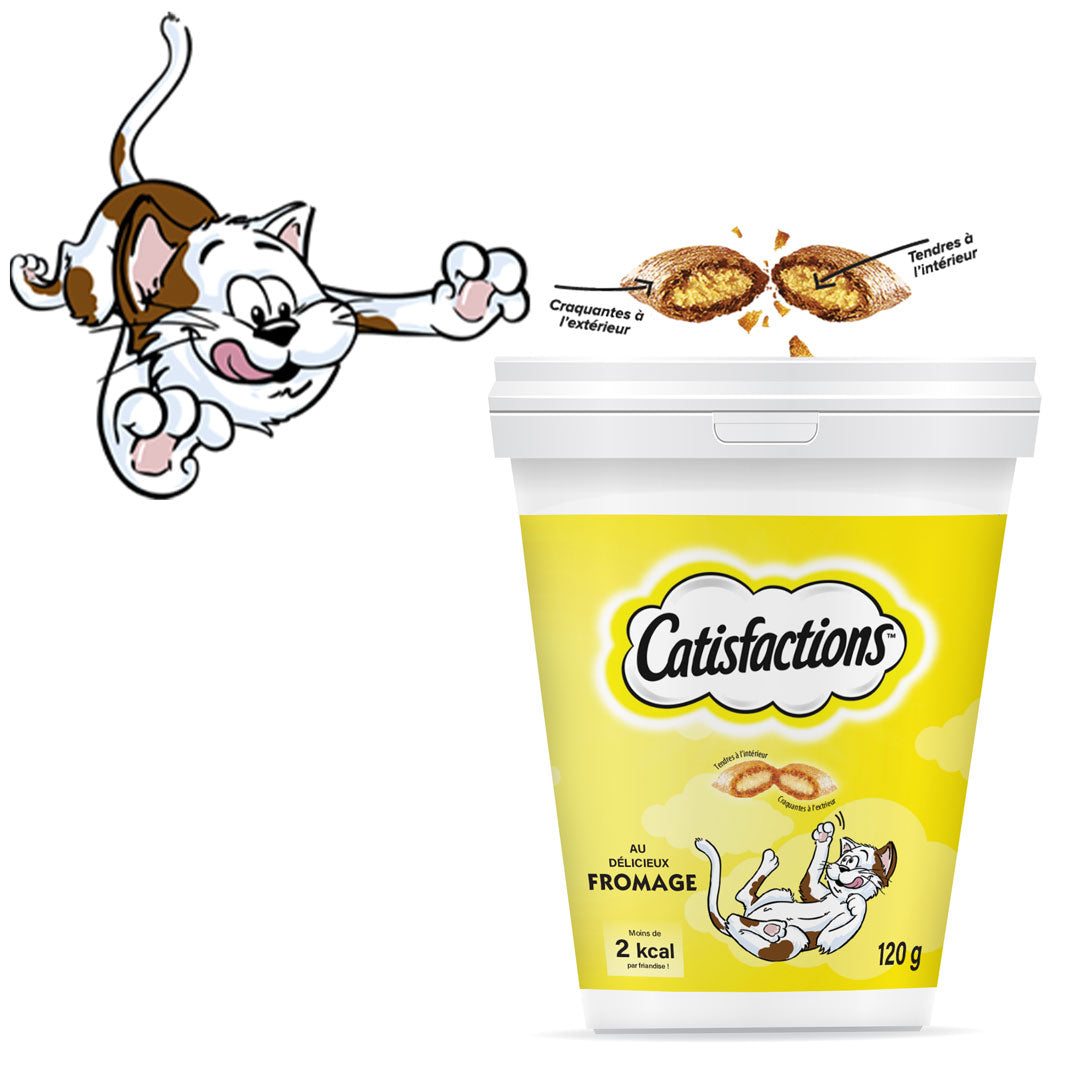 CATISFACTION  Friandise POUR CHAT au fromage 120gr miniature 2