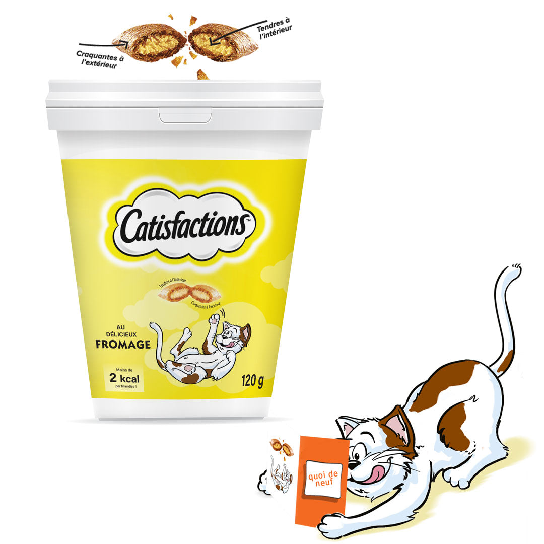 CATISFACTION  Friandise POUR CHAT au fromage 120gr miniature 3