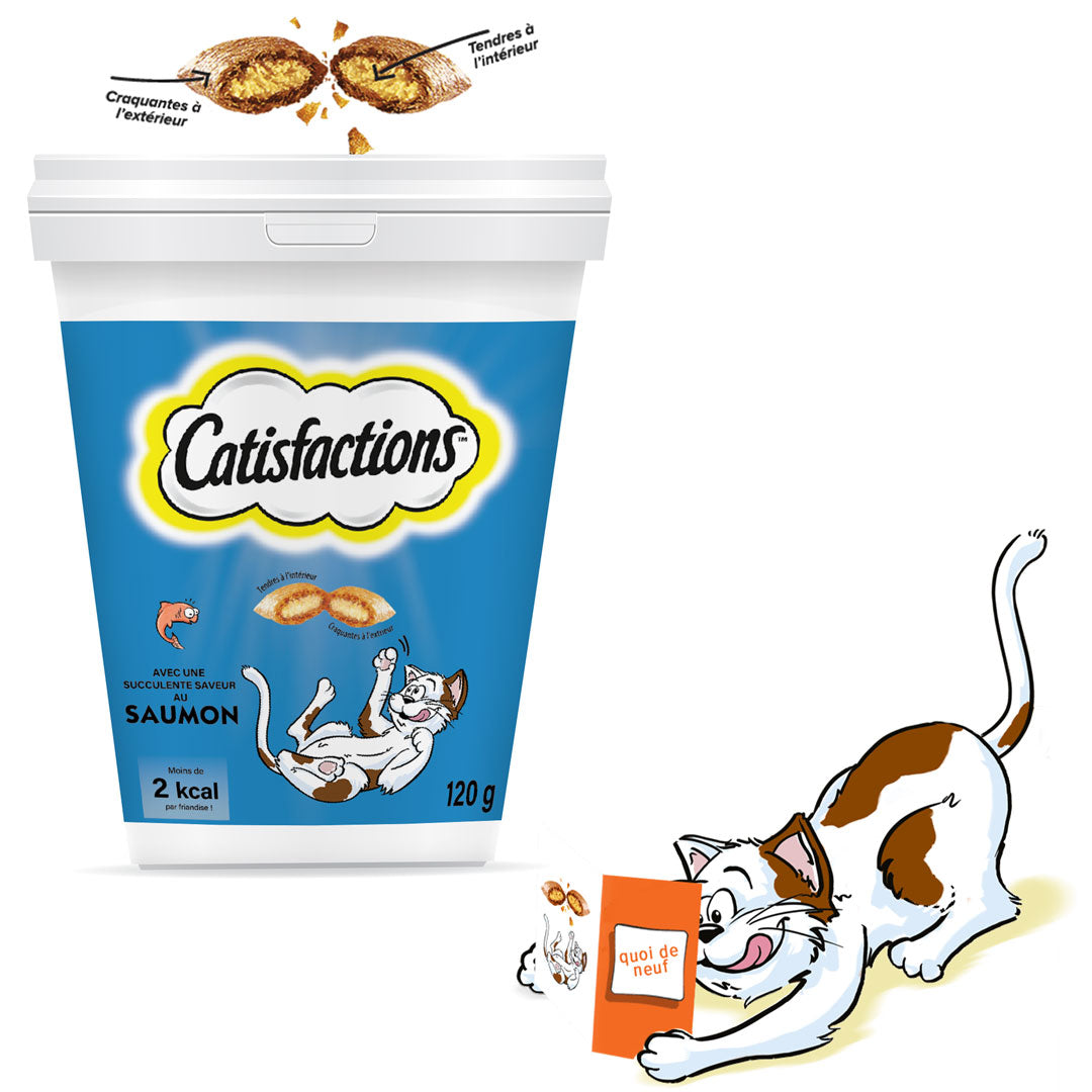 CATISFACTION  Friandise POUR CHAT au saumon 120gr miniature 3