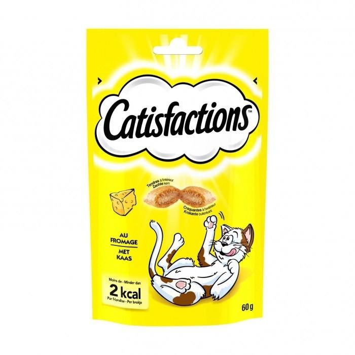 CATISFACTION Friandise Pour Chat Riche en Frommage 60gr — 1