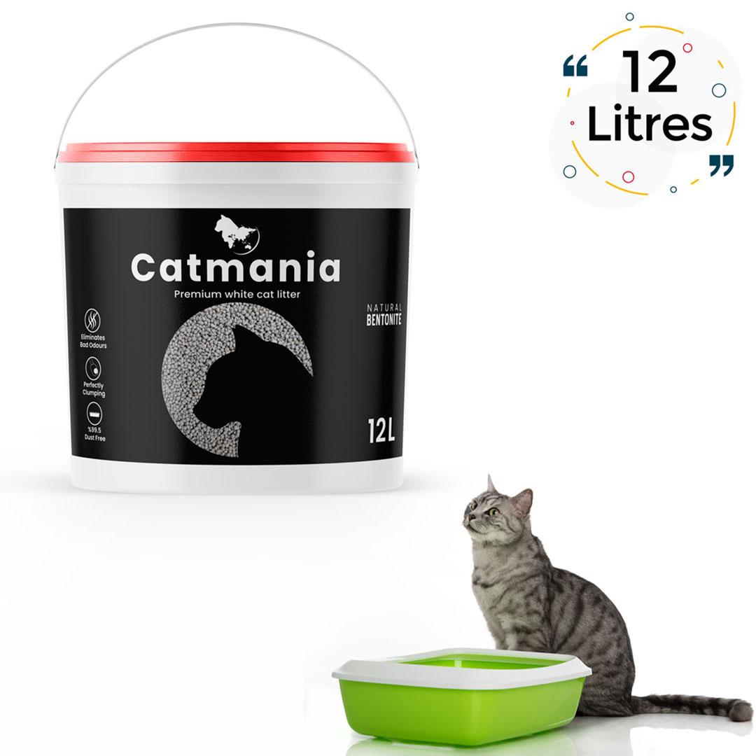 catmania Litière agglomérante parfumée 12 L — 1
