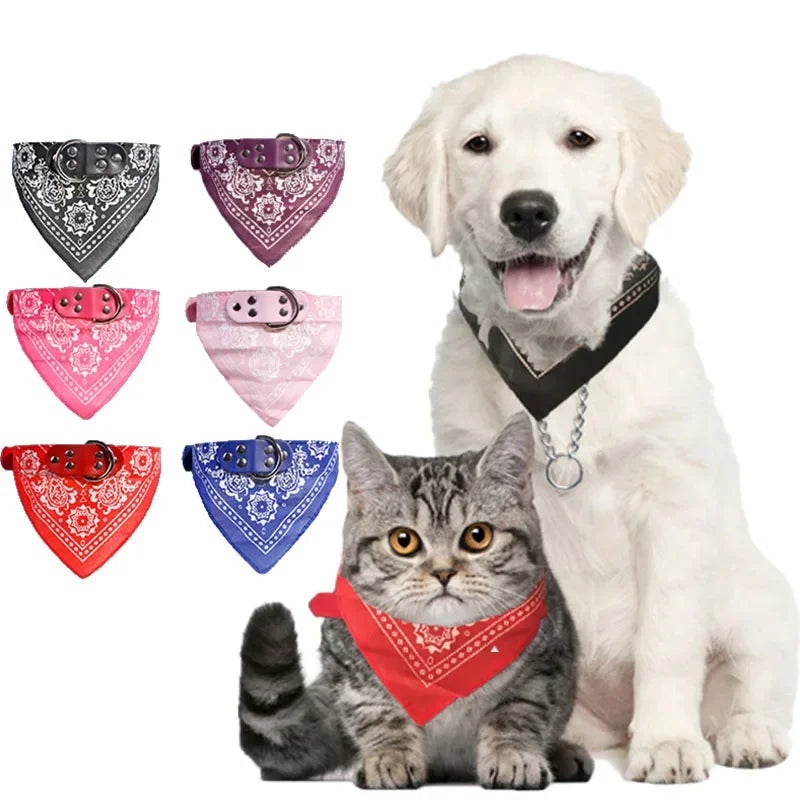 Collier Ajustable Bandana pour Chat & Chien miniature 2