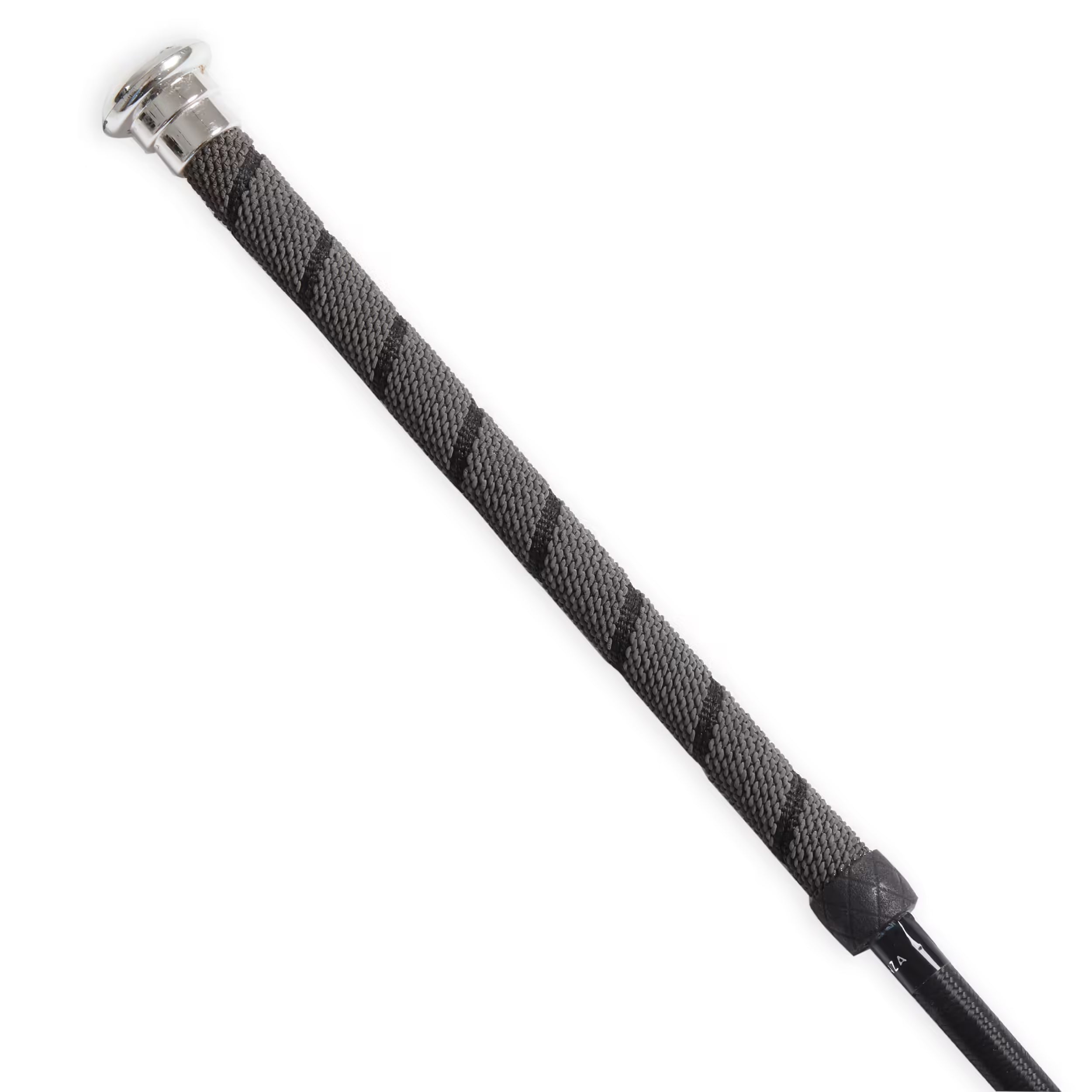 Cravache 540 tressée Noir 69 Cm miniature 2