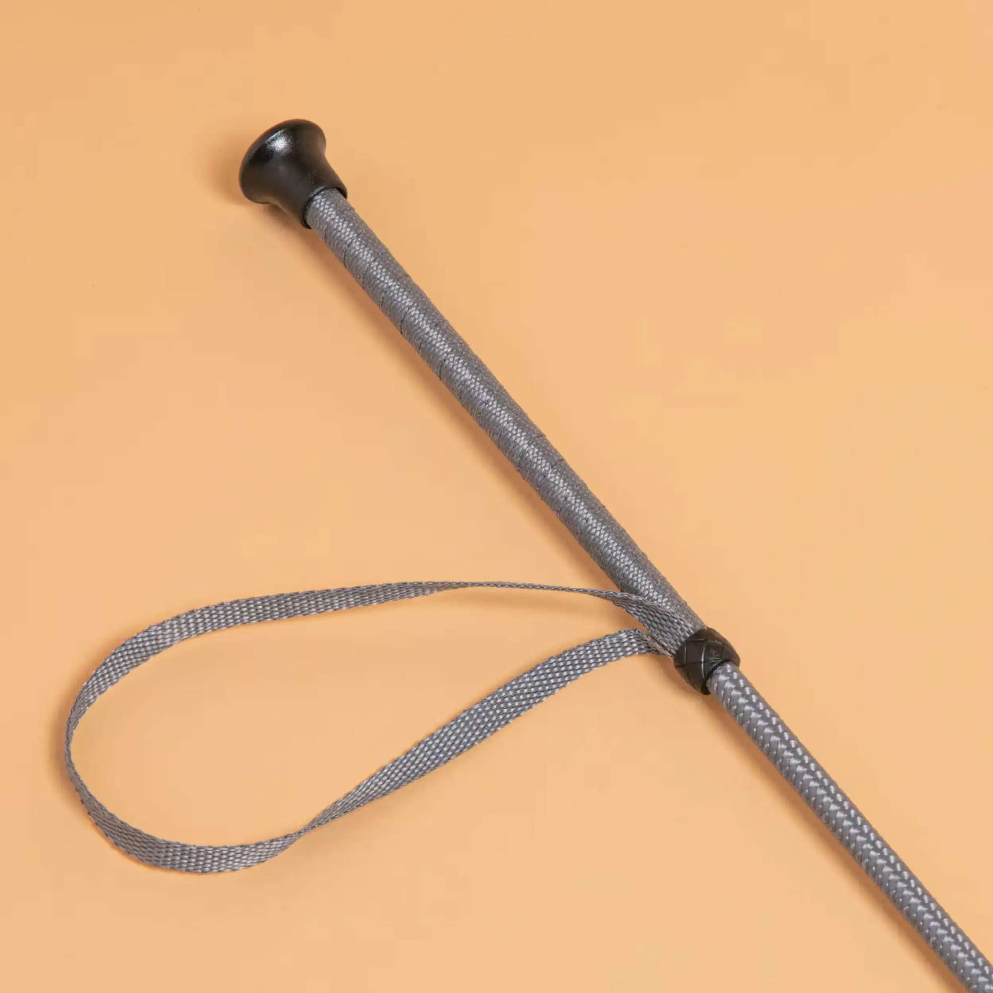 Cravache Tressée Grise 69 cm - Spécial Débutant Maroc miniature 2