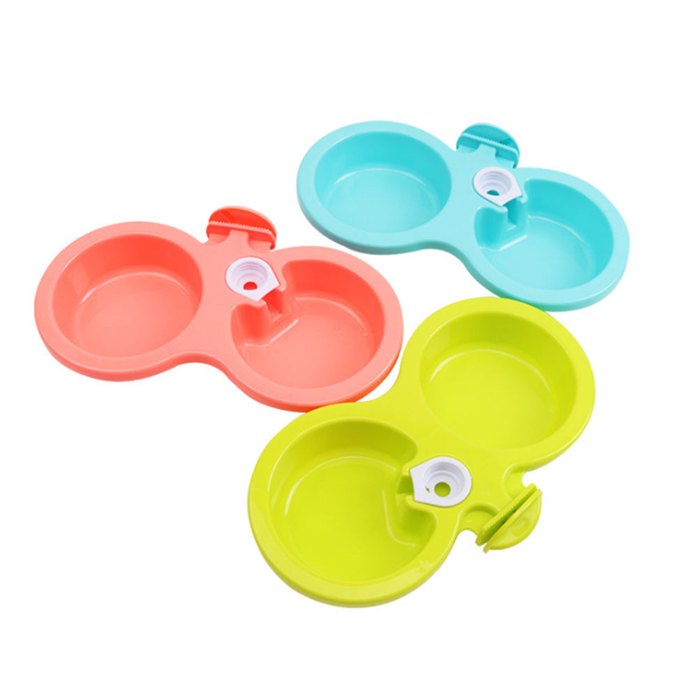 double bol d'alimentation pour chien et chat, cage suspendue miniature 3