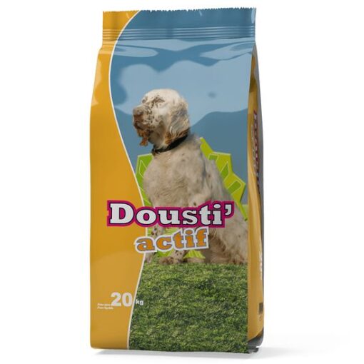 Dousti Actif Croquettes Chien Viande 20kg — 1