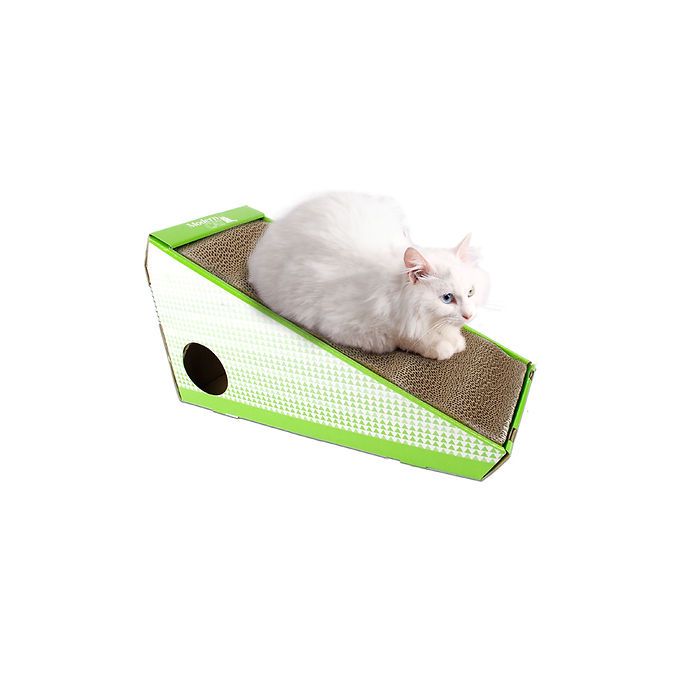 Grattoir incliné pour chat 48X20X26 cm miniature 2