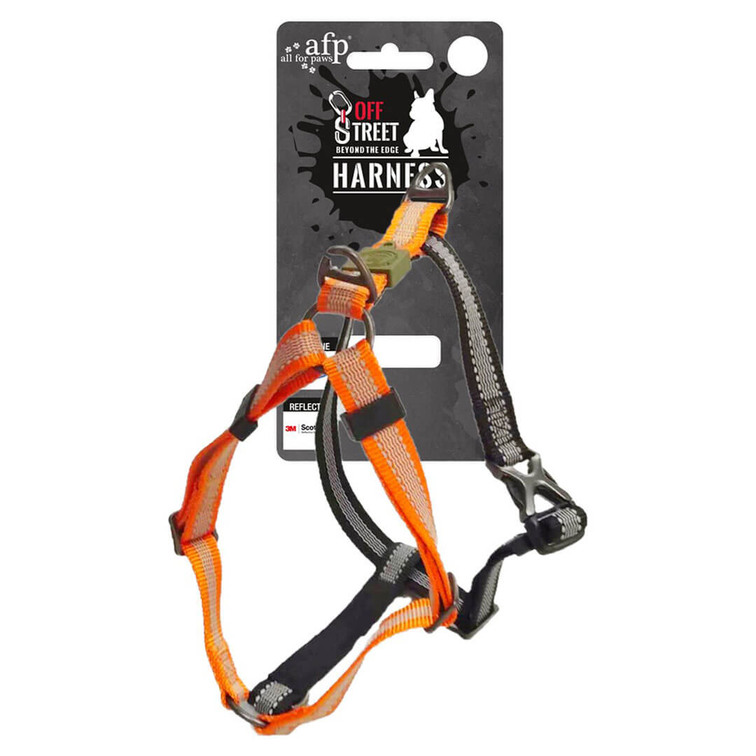 Harnais anti-traction mandarine M/L/XL miniature 2