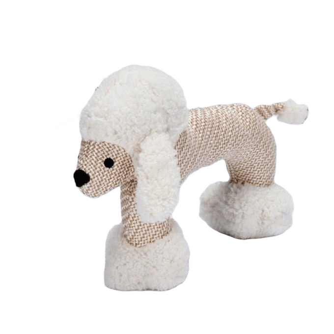 jouet Peluche pour Chien Molaire Beige — 1