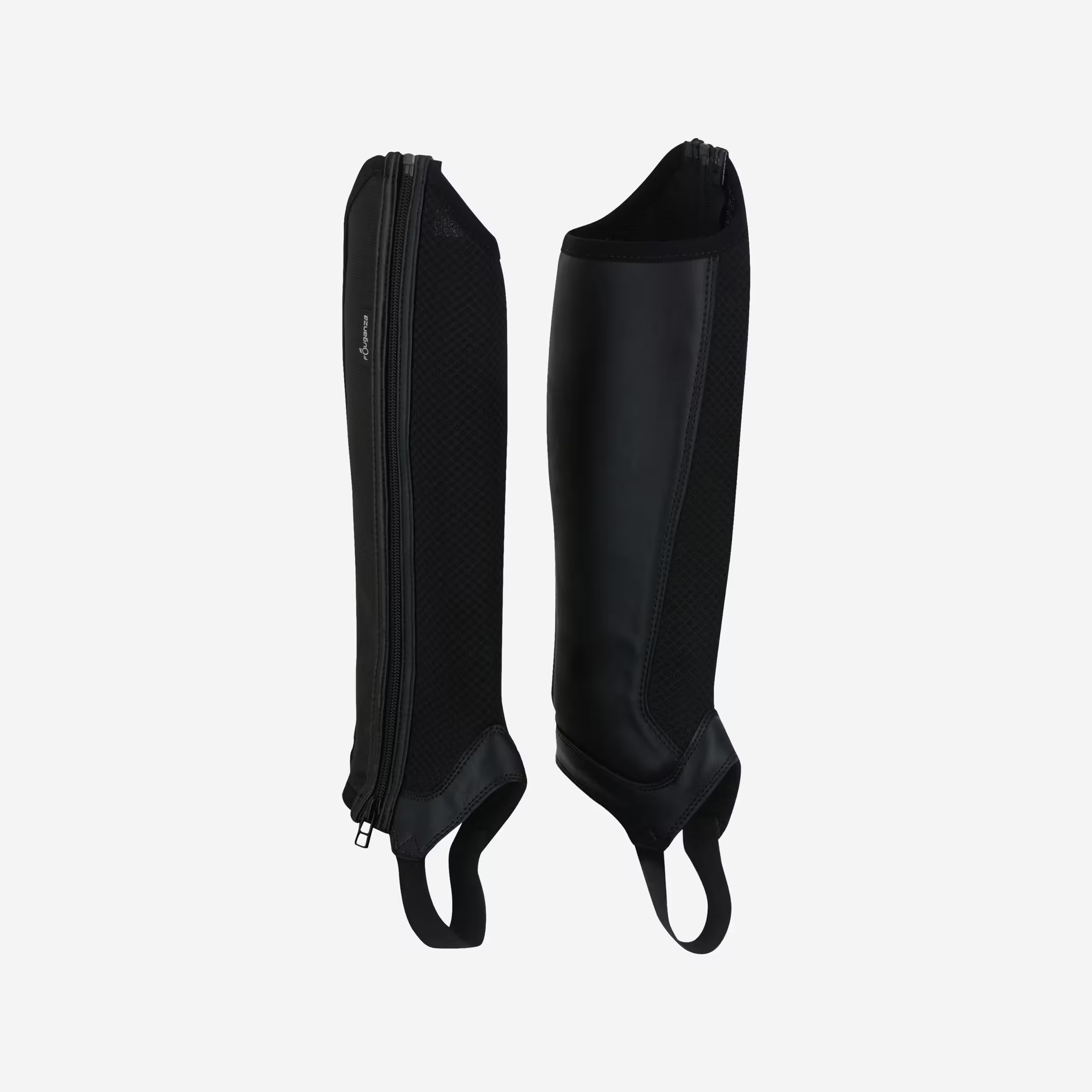 Mini-chaps équitation mesh Enfant - 100 noires miniature 2