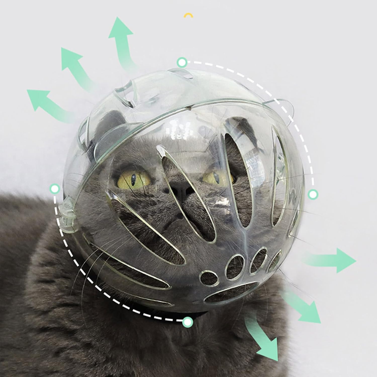Muselière pour chat - Pour mordre miniature 3