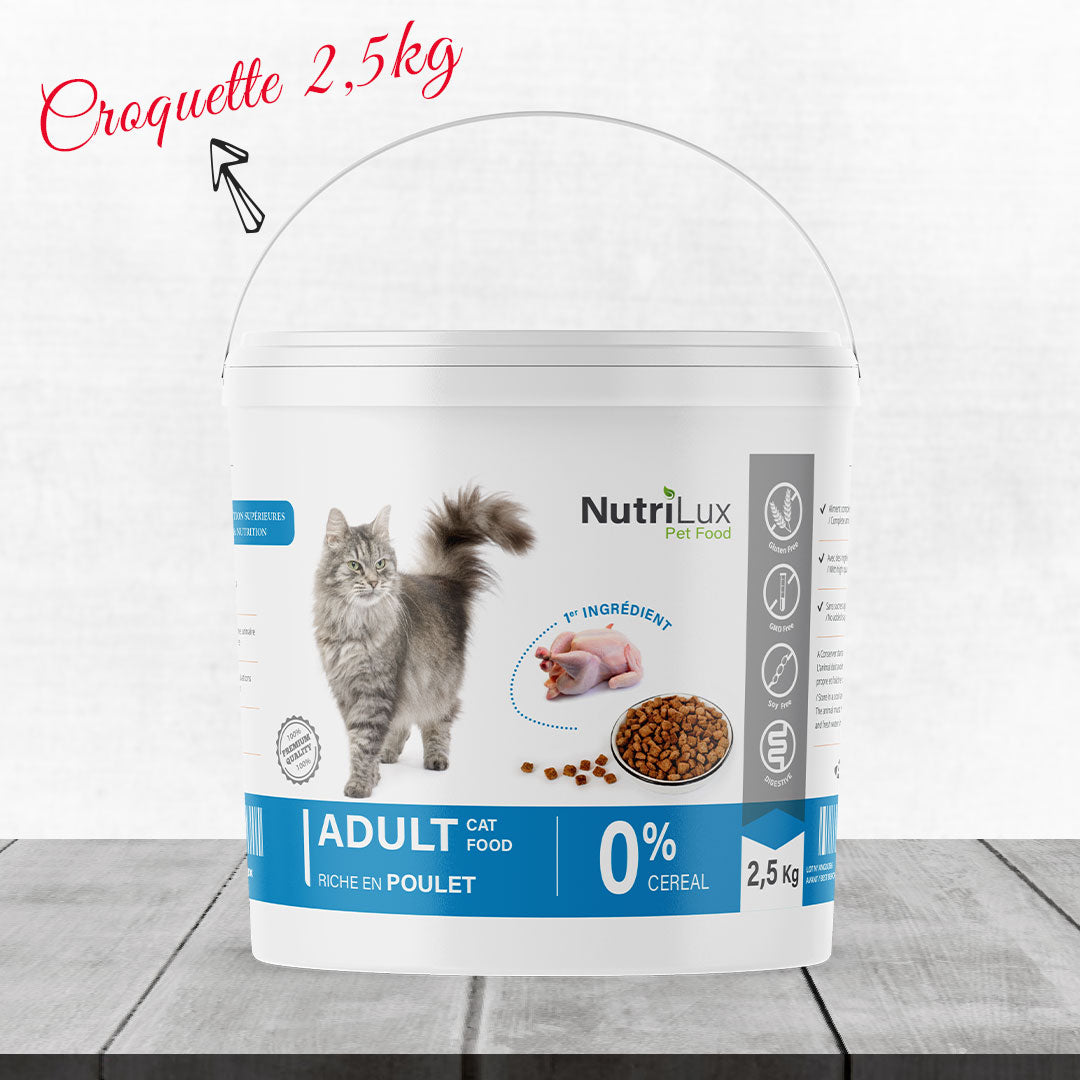 Nutrilux PACK CAT ALL IN ONE pour chat adult miniature 2