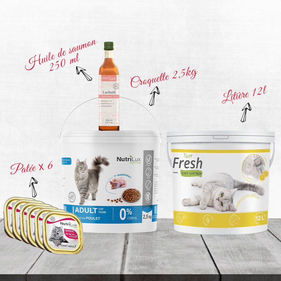 Nutrilux PACK CAT ALL IN ONE pour chat adult — 1