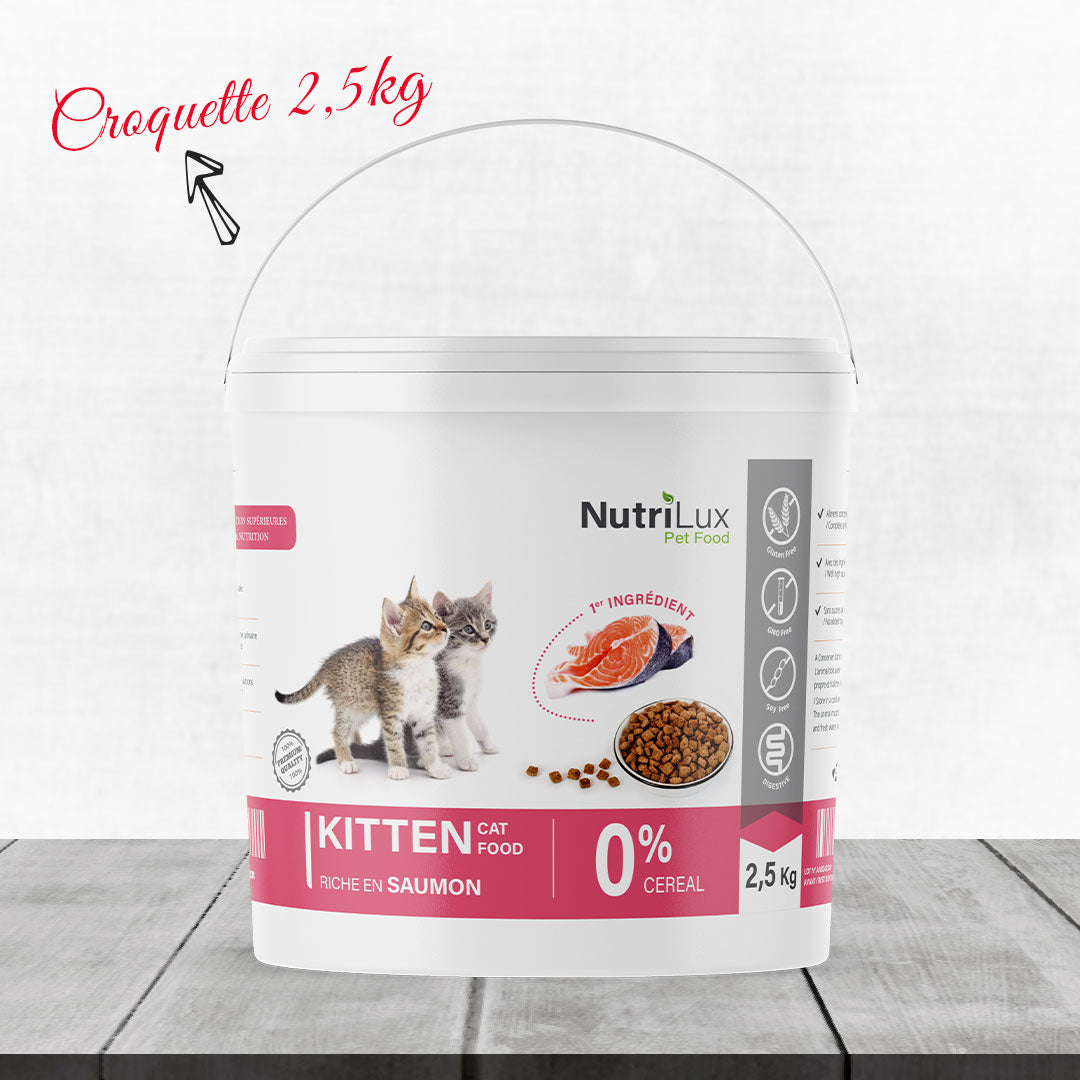 Pack Chatons All In One Nutrilux : Croquettes et Litière miniature 2