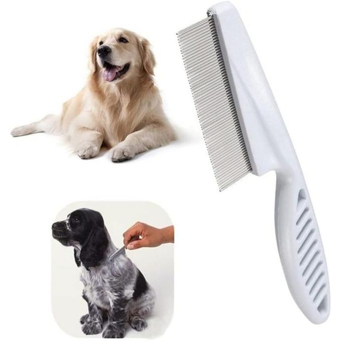 peigne anti-pucesss en acier inoxydable pour animal de compagnie - Pour chien et chat miniature 2