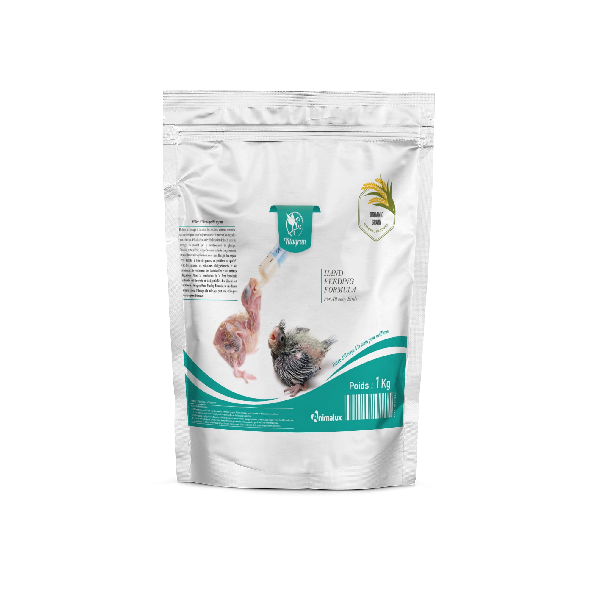 Petlux aliment complet baby oiseaux perroquet 1kg — 1