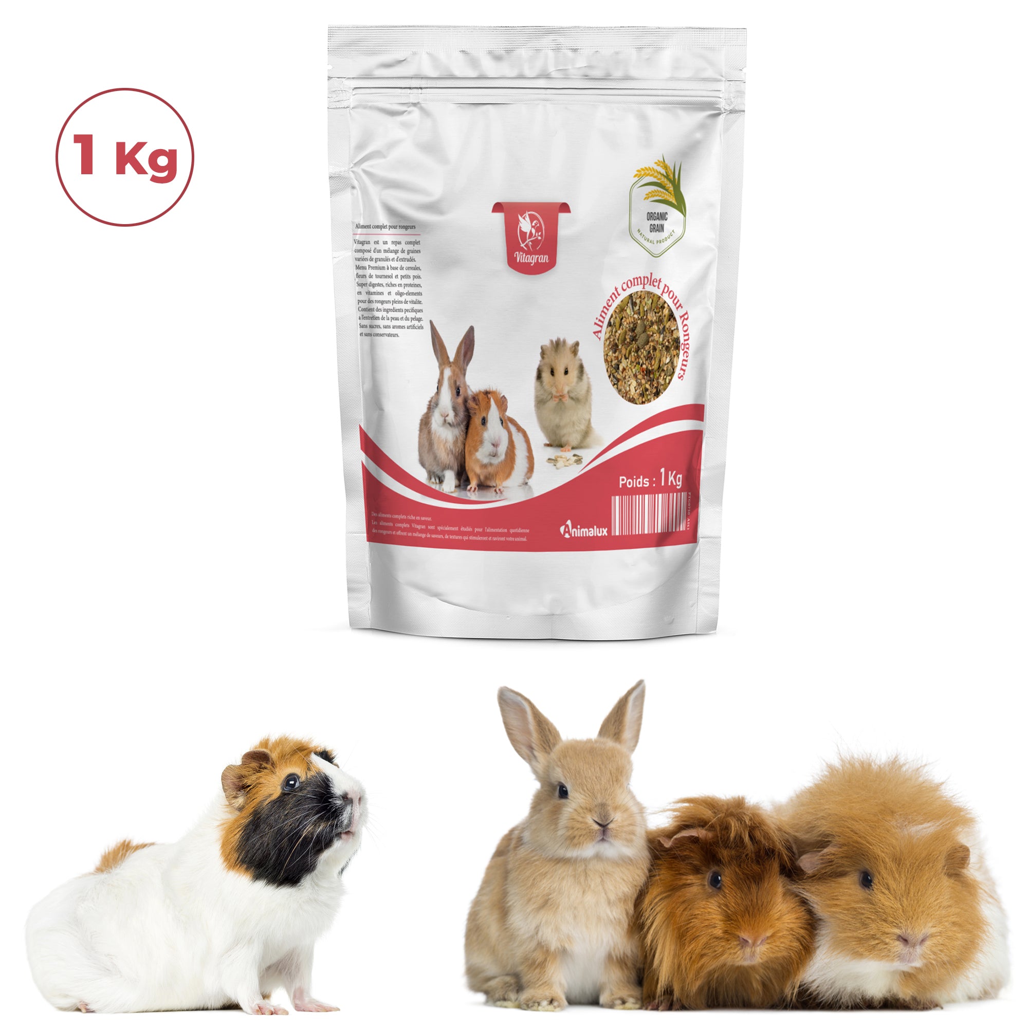 Petlux Aliment complet pour Hamsters 1kg miniature 2