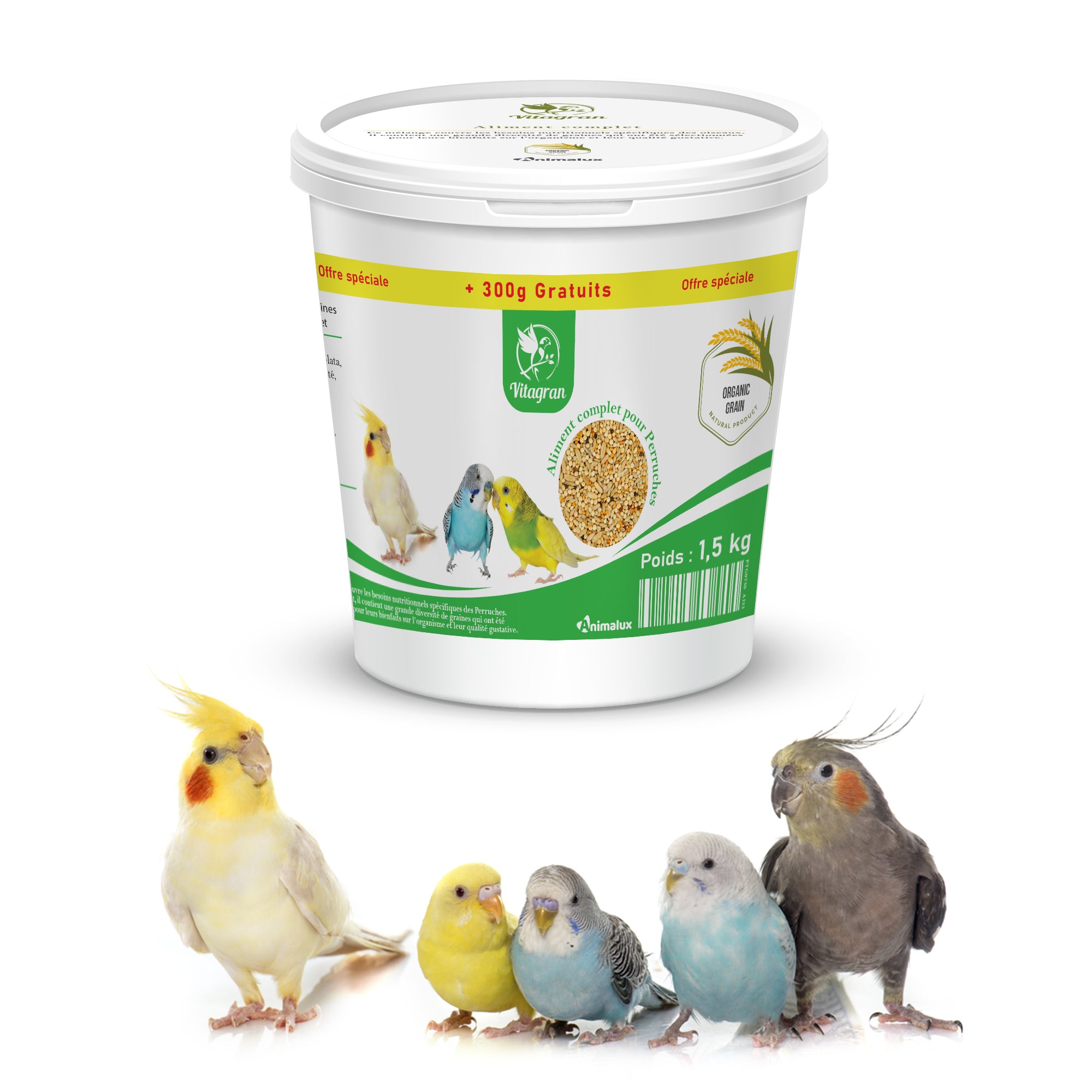 Petlux Animalux Aliment complet pour chardonneret 1,5kg miniature 2