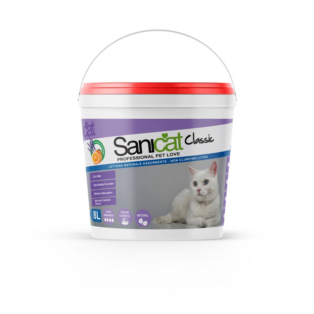 Sanicat Litière agglomérante parfumée lavander  12 L miniature 2
