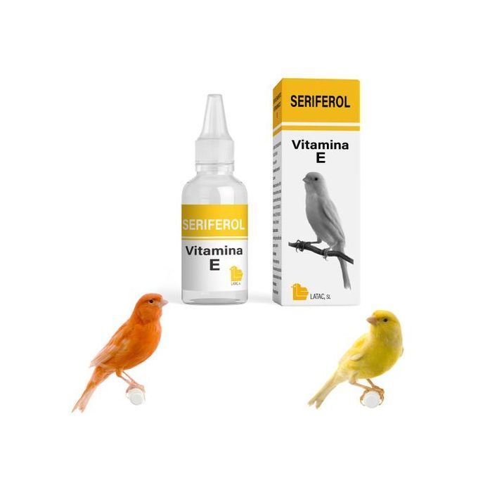 Seriferol Latac Vitamine-E Complément alimentaire pour oiseaux. — 1