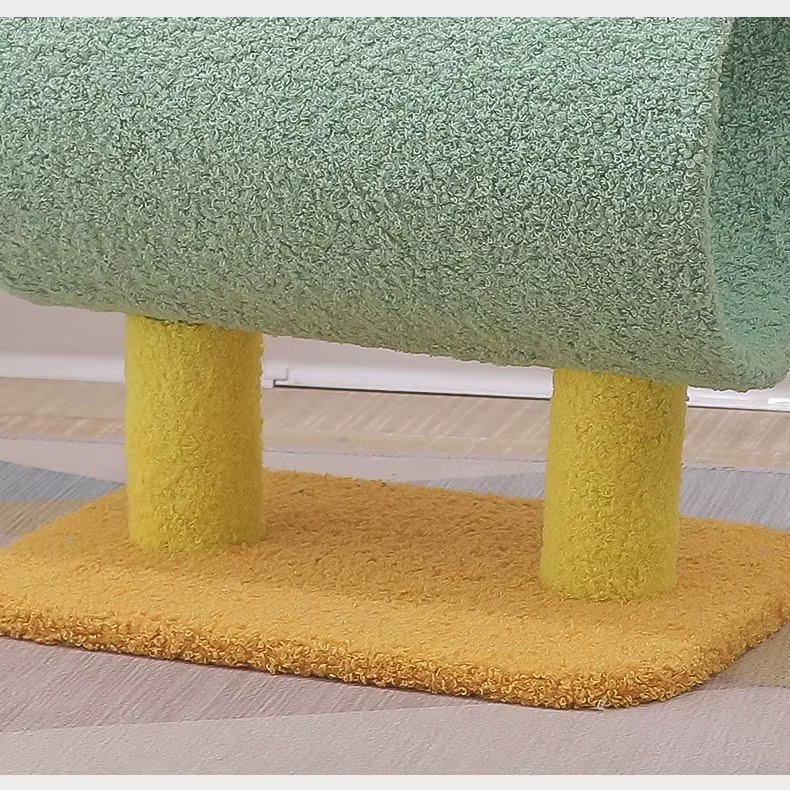 Arbre à Chat Dinosaure – Griffoir en Sisal avec Tunnel thumbnail 5