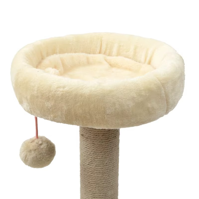 Arbre à Chat Tour 160 cm – Griffoir à Plusieurs Niveaux avec Hamac thumbnail 3