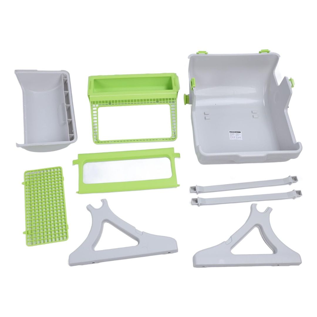 Bac à Litière Chat Semi-Automatique – Grand Plateau en PP thumbnail 4