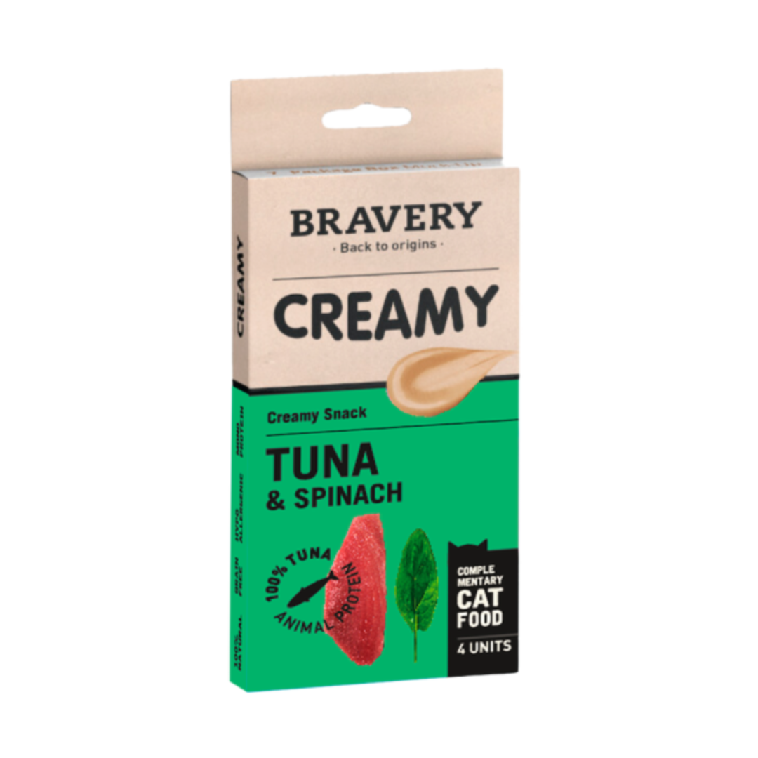 Bravery Cream – Natural Gourmet Snack for Cats (4 x 14g Sachets) | Grain Free, 100% Natural & Hypoallergenic thumbnail 5