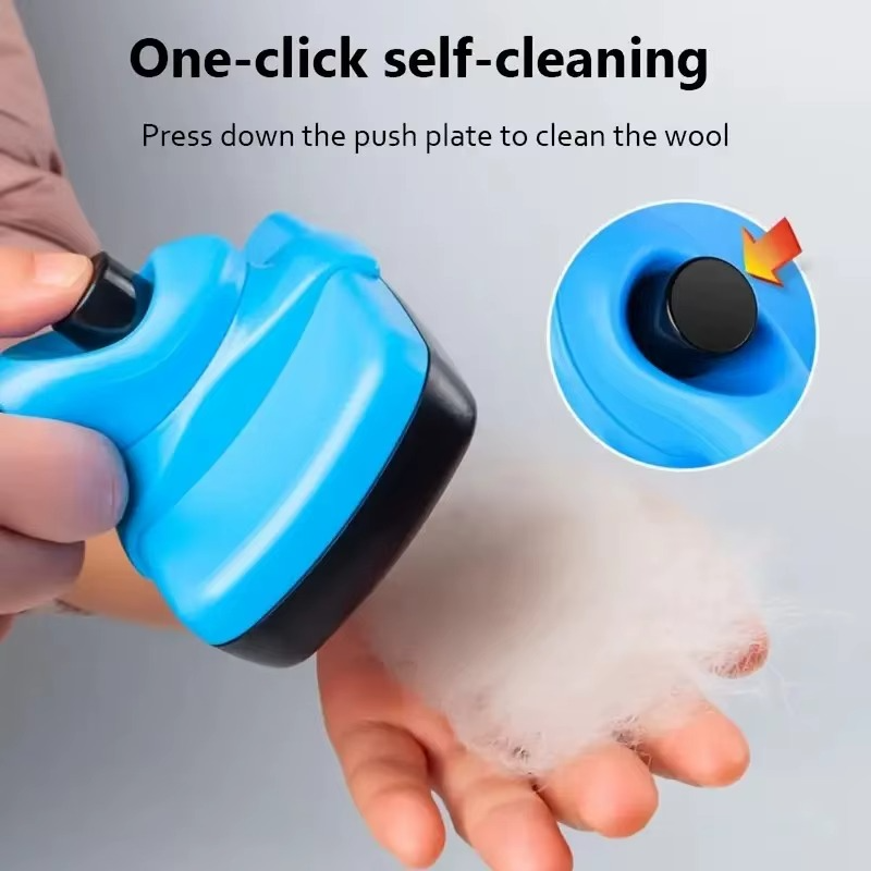 Brosse Autonettoyante pour Animaux – Outil de Désemmêlage thumbnail 2
