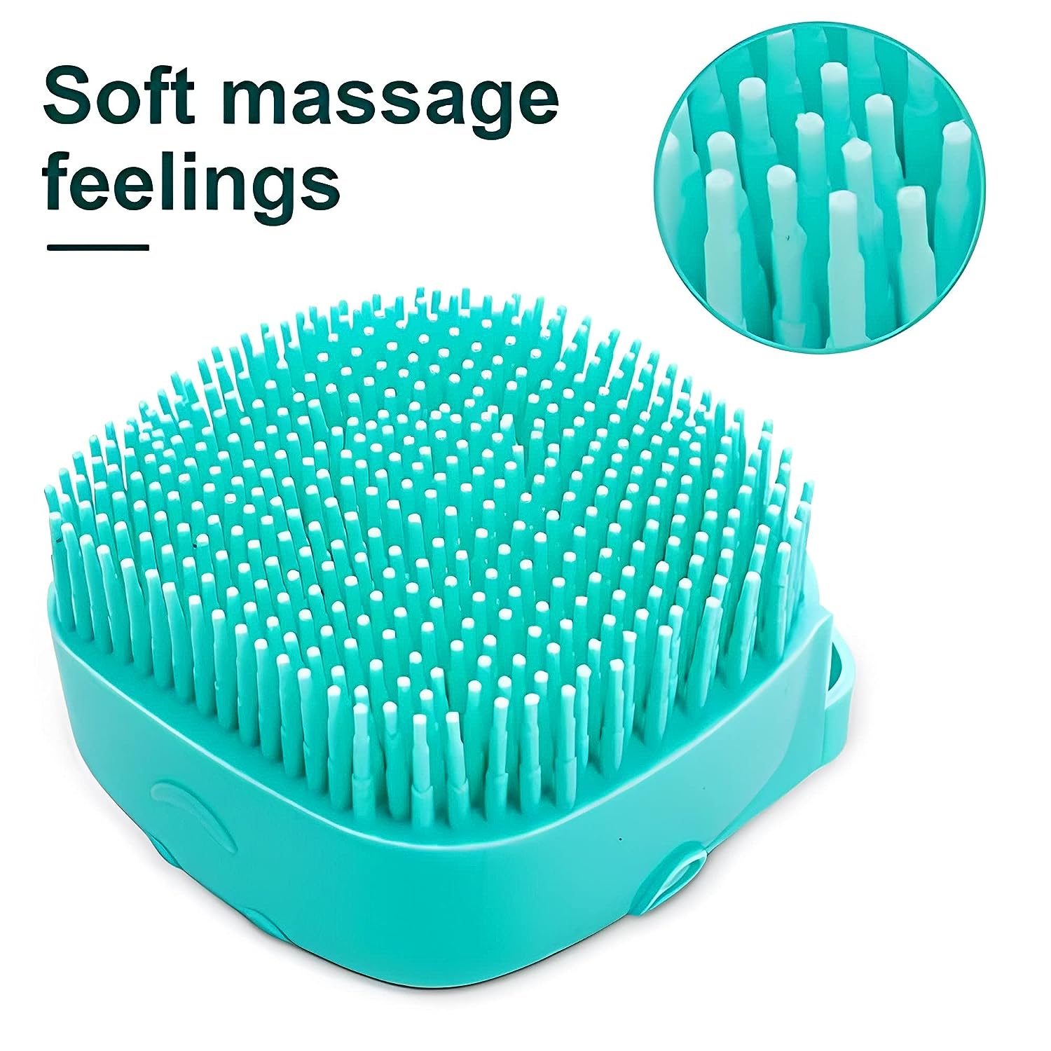 Brosse pour Chat et Chien - Brosse de Bain en Silicone avec Distributeur de Shampoing thumbnail 3