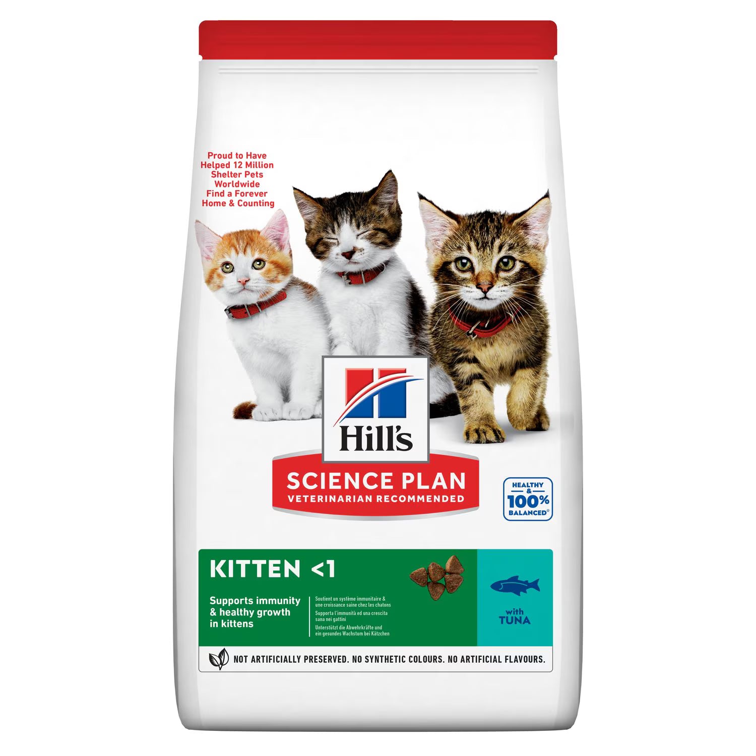 Croquettes pour chaton – Recette au thon Hill’s Science Plan (1,5 kg) - 1