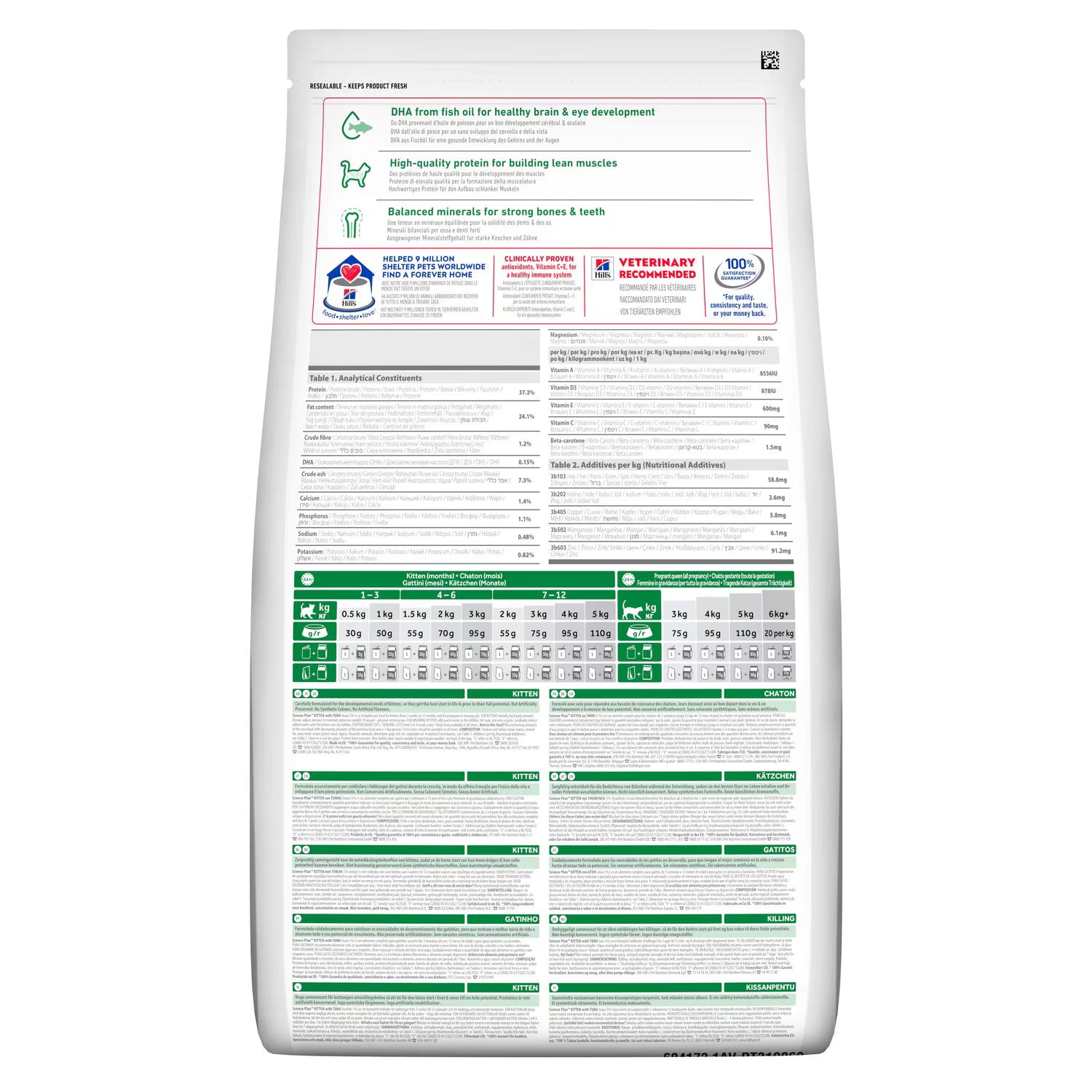 Croquettes pour chaton  – Recette au thon Hill’s Science Plan (1,5 kg) thumbnail 2