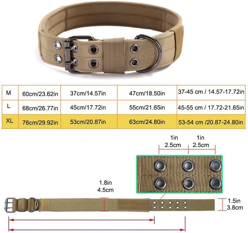 Collier pour Grands Chiens – Nylon Résistant avec Boucle Métallique thumbnail 5