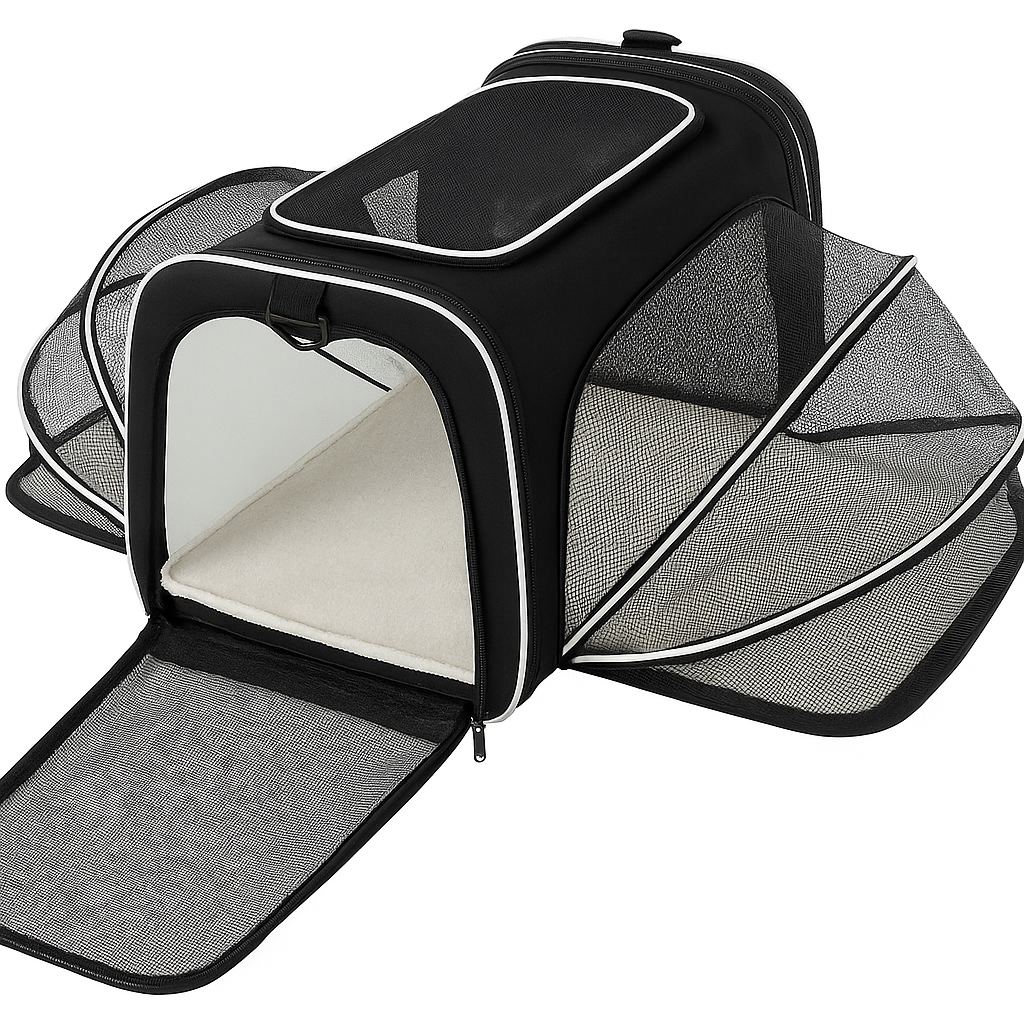 حقيبة نقل قابلة للتوسيع Galaxy Pets للقطط الكبيرة والكلاب الصغيرة 🐾 thumbnail 3