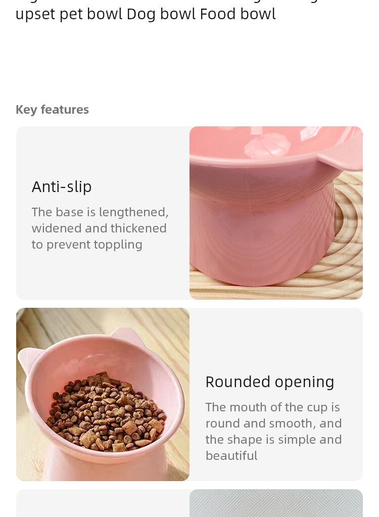 وعاء طعام للقطط والكلاب – مائل بتصميم مبتكر thumbnail 5