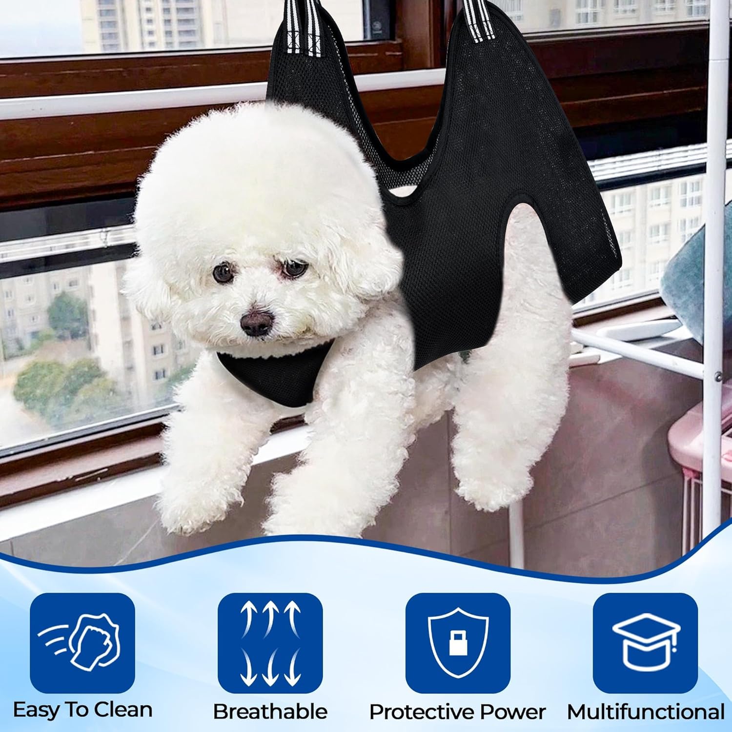 Hamac de Toilettage pour Chat – Maintien Antigriffures thumbnail 2