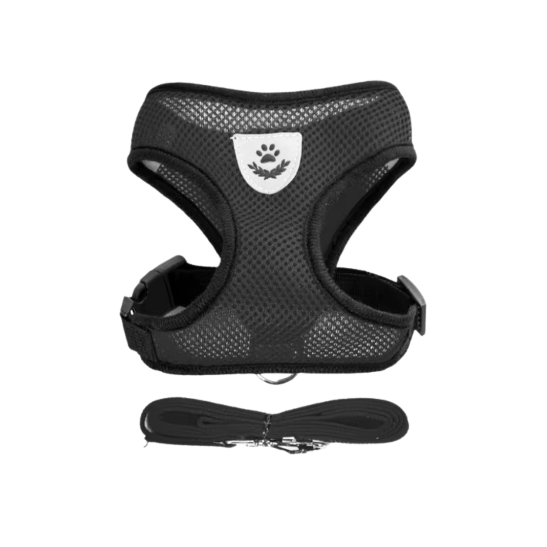 Harnais avec laisse pour chat et chien –  Réfléchissant, réglable et confortable thumbnail 3