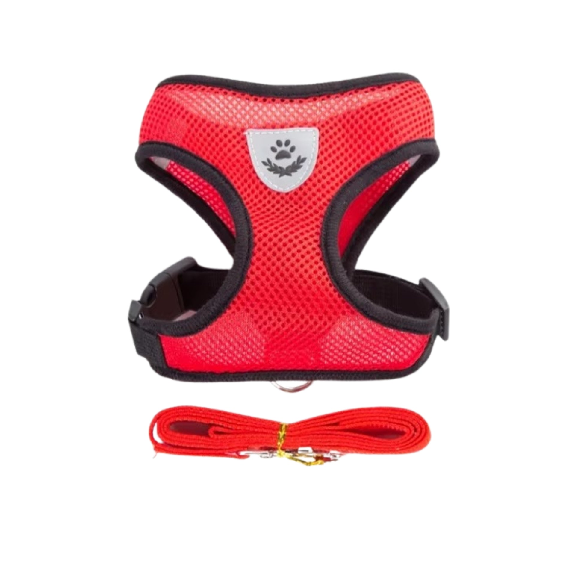 Harnais avec laisse pour chat et chien –  Réfléchissant, réglable et confortable thumbnail 4