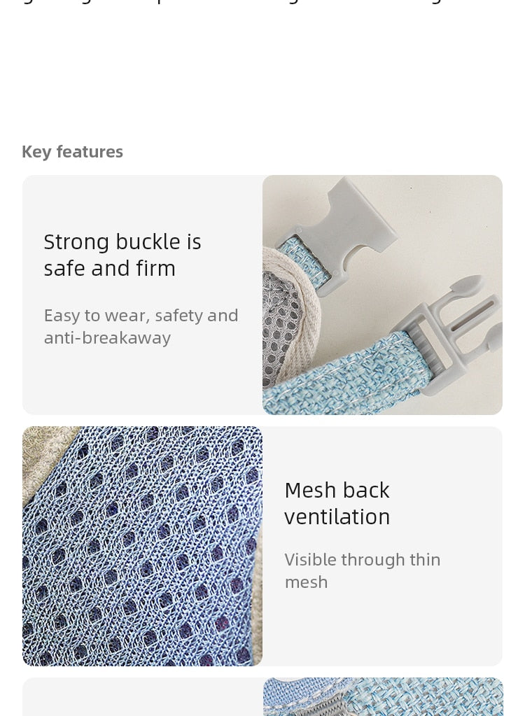 Harnais et Laisse pour Petits Chiens et Chats - Confort Rafraîchissant et Style Élégant thumbnail 8