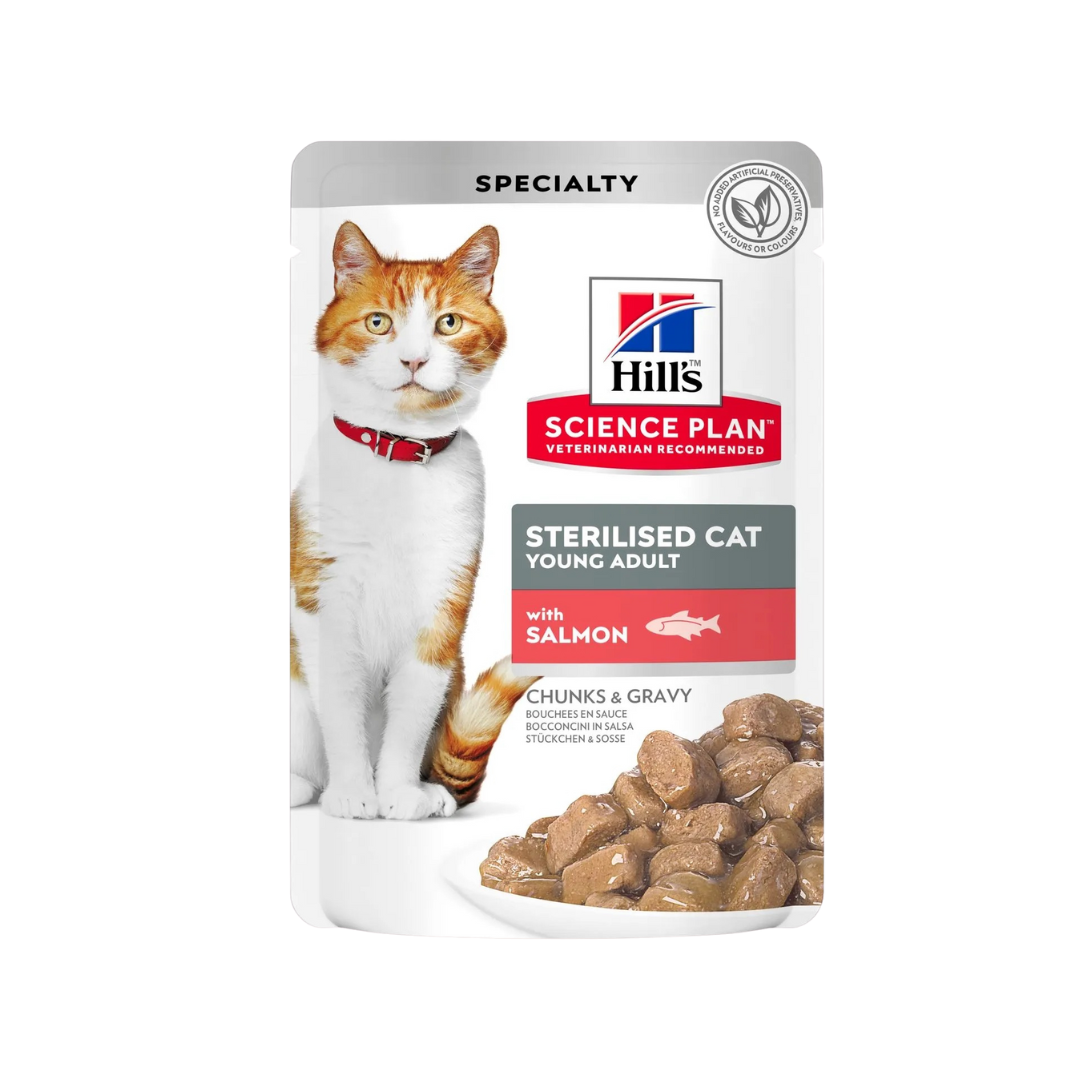 Hill’s Science Plan Chunks & Gravy – Sterilized Cat Food thumbnail 2