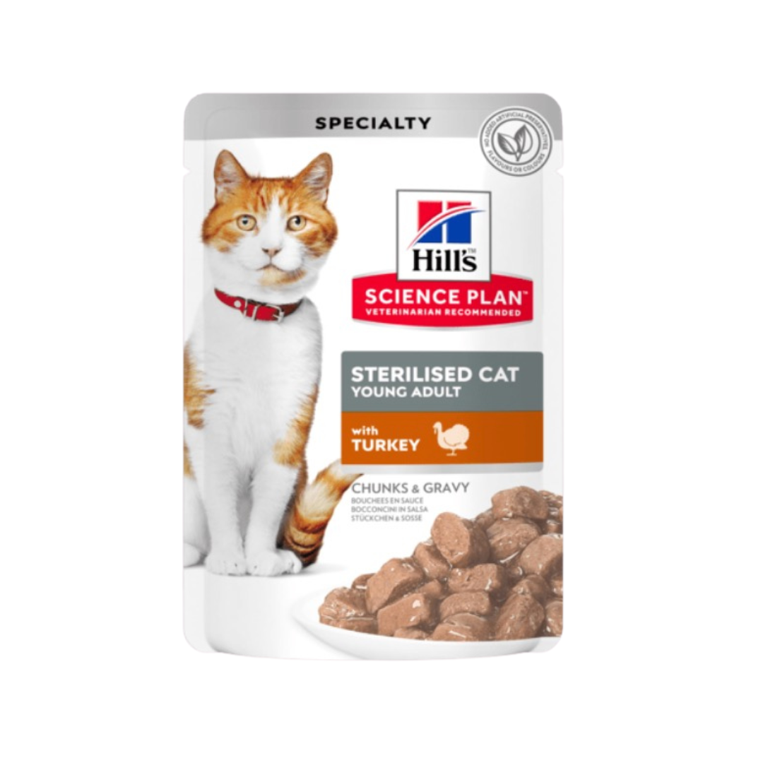 Hill’s Science Plan Chunks & Gravy – Sterilized Cat Food thumbnail 3