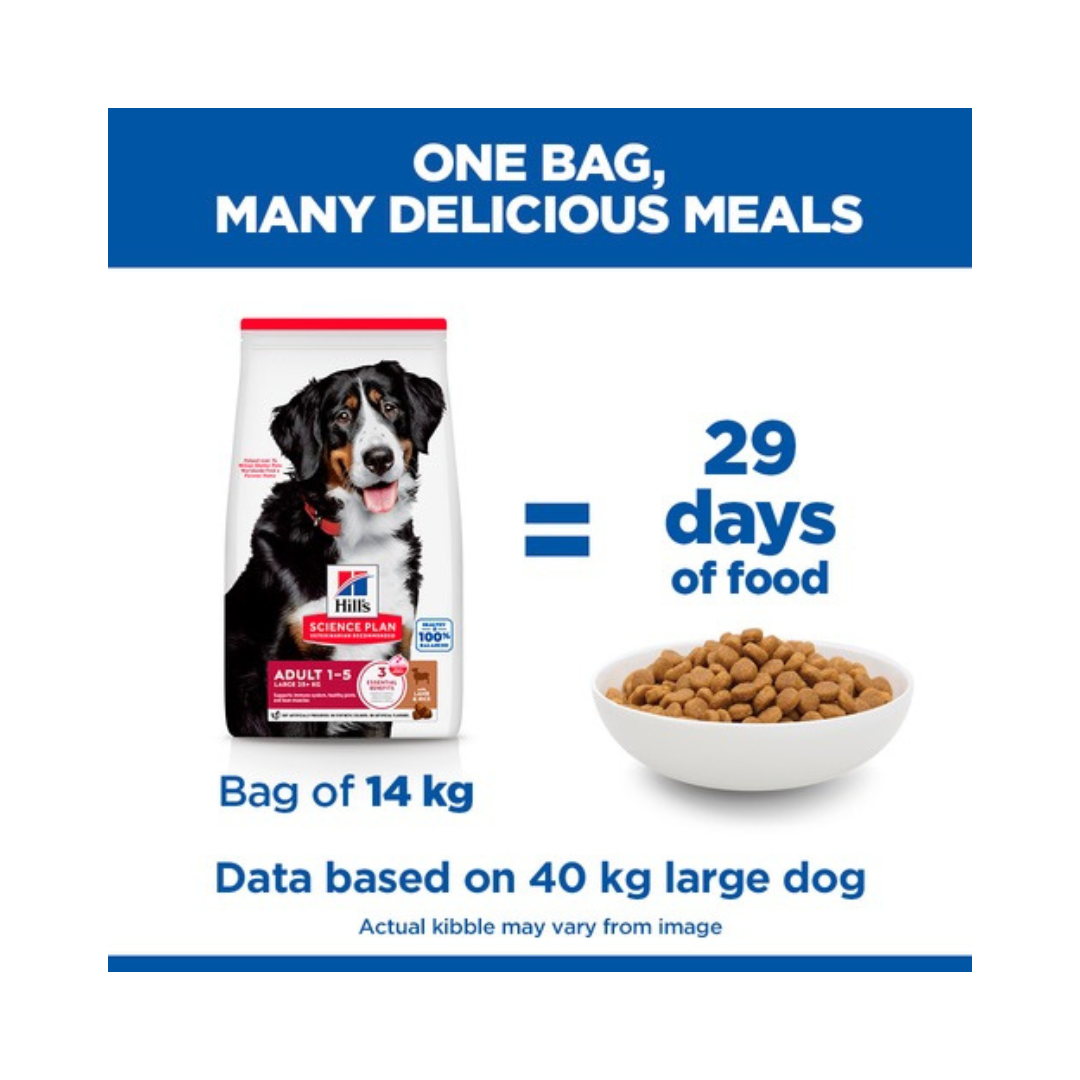 Hill’s Science Plan Chien Adulte Grande Race Agneau & Riz 14 kg thumbnail 4
