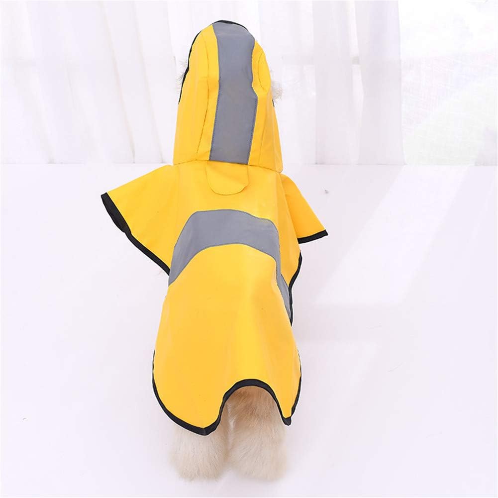 Imperméable pour Chien – Poncho à Capuche avec Bandes Réfléchissantes pour Grands Chiens thumbnail 4