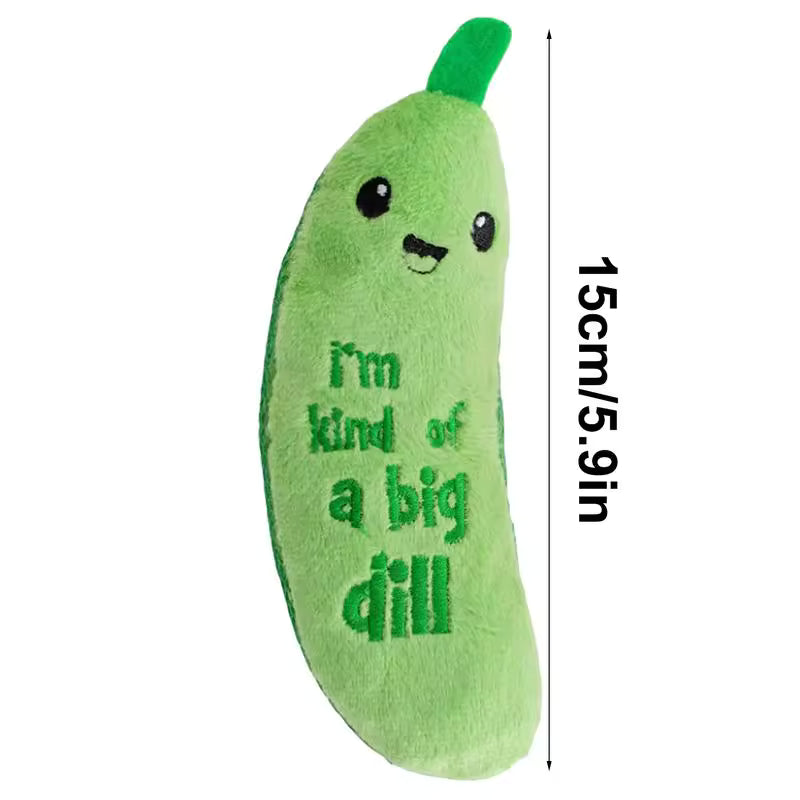 Jouet Kicker pour Chat – Cornichon en Peluche avec Herbe-à-Chat thumbnail 4