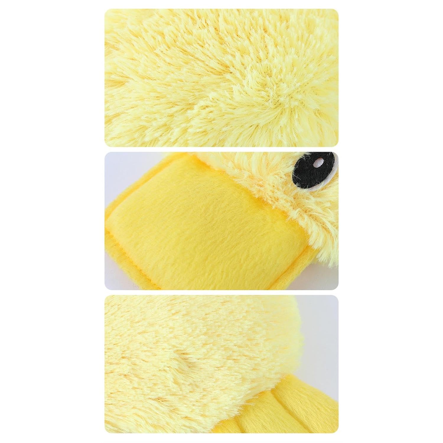 Jouet Canard Crinkle pour Chien – Peluche Sonore Sans Rembourrage thumbnail 3